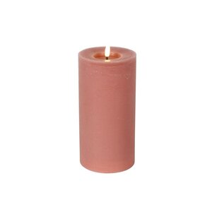 Countryfield Countryfield LED Stub candle Rustic 20 cm - Pink