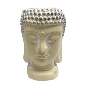 Blumenpot Buddha van Steen 29 cm - Creme