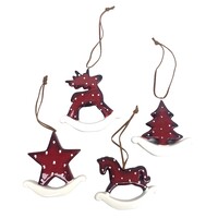 Melinera Decorative Christmas Hangers - 4 pieces