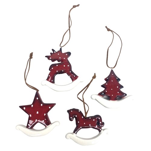 Melinera Melinera Decorative Christmas Hangers - 4 pieces