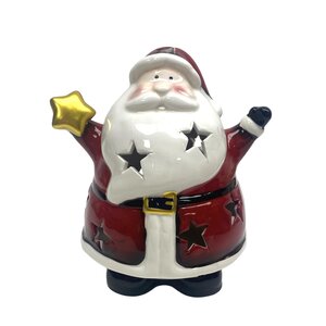 Melinera Melinera Decorative Santa Claus avec LED WHITE WHITE