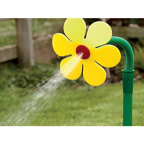 Water sprayer flower 102 cm - water fun - red, white or yellow
