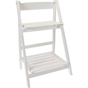 Pro Garden Rack de plante de jardin pro 66 cm - blanc