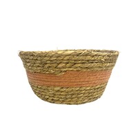Basket braided Ø28 cm - height 14 cm - natural