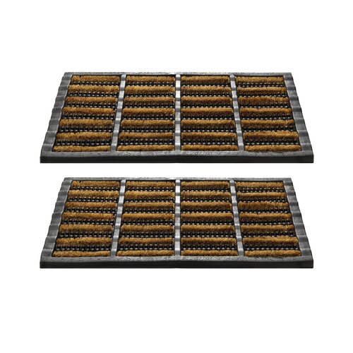 Hamat Set of 2 pieces Hamat Doormat / Rubbermat Mudbuster 40x60cm