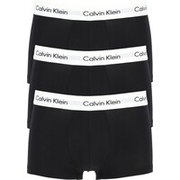Calvin Klein 3 -Pack Men Low Rise Trunks - Black - Size L