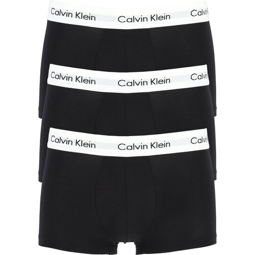 Calvin Klein Calvin Klein 3-Pack Heren Low Rise Trunks - Zwart - Maat M Calvin Klein Calvin Klein 3-Pack Heren Low Rise Trunks - Zwart - Maat M