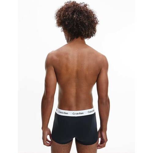 Calvin Klein Calvin Klein 3 - Trunks à basse hausse des hommes - Black - Taille S