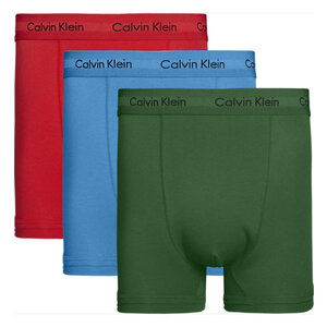 Calvin Klein Calvin Klein Heren 3-pack Boxershort - Rood/Blauw/Groen - Maat M