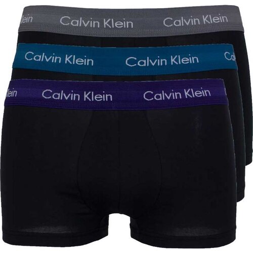 Calvin Klein Calvin Klein Männer 3 -Pack Low -Rise -Kofferraum -Boxer -Shorts - Schwarz - Größe M