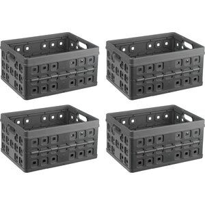 Sunware Caja plegable cuadrada Sunware antracita 32 litros - 49 x 36 x 24,5 cm - Juego de 4 ● Ver todos nuestros productos de Hogar | Yellow Webshop Sunware Caja plegable cuadrada Sunware antracita 32 litros - 49 x 36 x 24,5 cm - Juego de 4 ● Ver todos nuestros productos de Hogar | Yellow Webshop