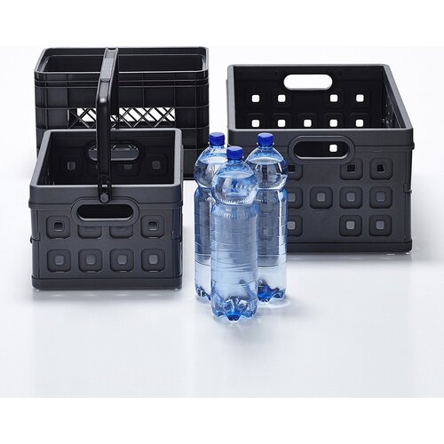 Sunware Sunware Quadrat Folding Crape Anthrazit 24 Liter - 43,5 x 31 x H21,3 cm - Set von 6 Teilen Sunware Sunware Quadrat Folding Crape Anthrazit 24 Liter - 43,5 x 31 x H21,3 cm - Set von 6 Teilen