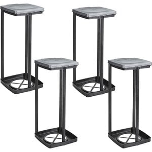 Sunware Supporto per sacco della spazzatura Sunware Nero 120 litri - 4 pezzi