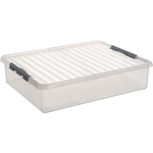 Sunware Skrzynia do przechowywania Sunware Q-line 60 litrów przezroczysta - 80 x 50 x wys. 18 cm Sunware Skrzynia do przechowywania Sunware Q-line 60 litrów przezroczysta - 80 x 50 x wys. 18 cm