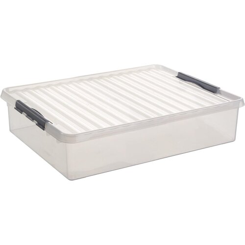 Sunware Sunware Q -line storage box 60 liters transparent - 80 x 50 x H18 cm