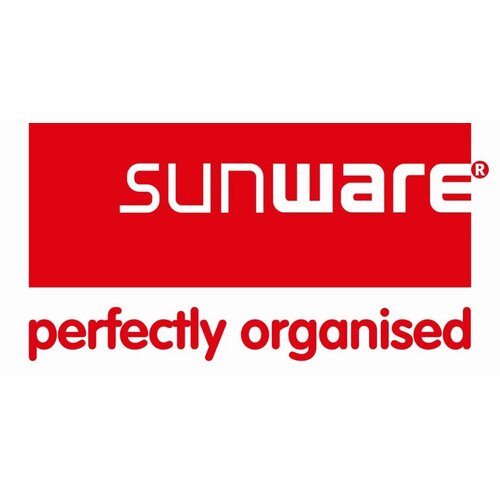 Sunware Sunware Q -Line Storagebox Transparent/Gray 36 Liter - Set of 4 pieces