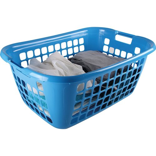 Sunware Sunware Basic Laundry Panier bleu 65 cm - Ensemble de 2 pièces