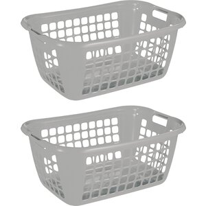 Sunware Sunware Basic Laundry Panier Gray 65 cm - Ensemble de 2 pièces