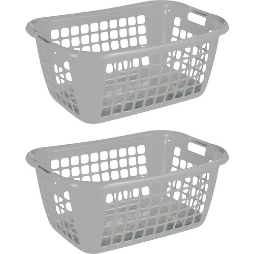 Sunware Sunware Basic Laundry Panier Gray 65 cm - Ensemble de 2 pièces