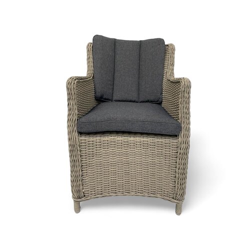 Mondial Living Garden chair/dining chair Anna Forest Gray incl. Cushions