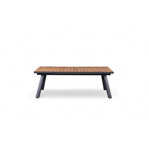 Mondial Living Garden table Fontana Wood/Teak Extendable 220-340 cm | Anthracite Aluminum Frame