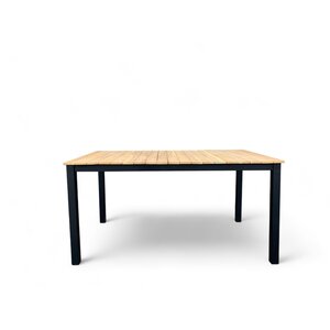 Mondial Living Garden table / Dining table Dayton Teak 150x90 cm - Black base