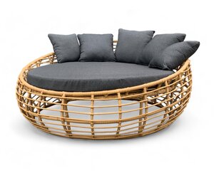 Mondial Living Lit Lounge Mondial Living Torano Bamboo - Transat rond Ø170-180 cm