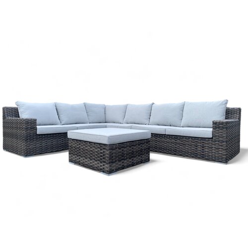 Mondial Living Loungeset / Hoekset Nashville inclusief Hocker