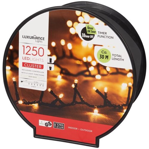 Luxuriance Lights LED-verlichting 1250 lampjes - 30 meter Luxuriance Lights LED-verlichting 1250 lampjes - 30 meter