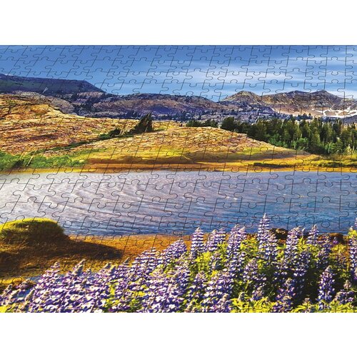 Puzzle Vue sur le lac 50 x 70 cm - 1000 pièces