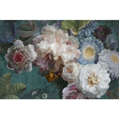 ter Halle Glass painting Flowers 3D - 120 x 180 cm