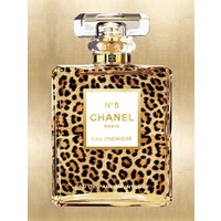 Glass painting Chanel Perfume Sloth 60 x 80 cm