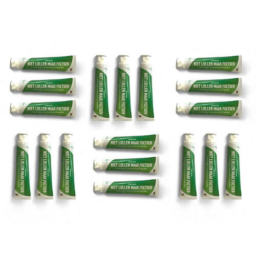 Rotterdam Toothpaste "Don't talk, just brush" - 18 tubes of 75 ml