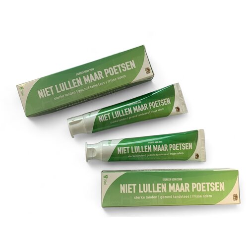 Rotterdam Tandpasta "Niet lullen maar poetsen" - 2 tubes á 75 ml