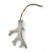 Decorative Antler Hanger - White - 9 cm