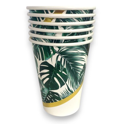 Party Stars Paper Cups Jungle 6 pieces