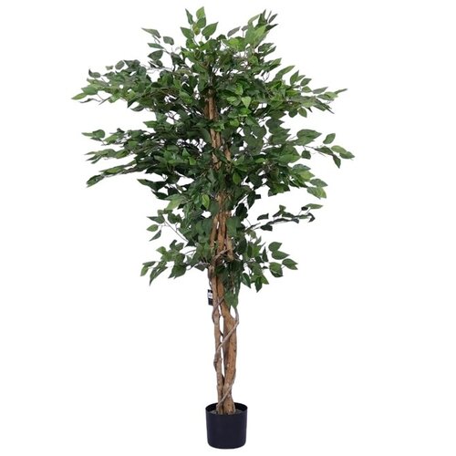 Kunstboom Ficus Benjamina Groen - 180 cm