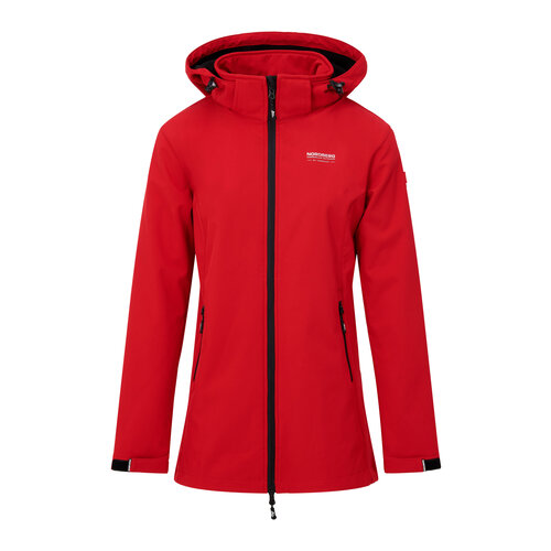 Nordberg Nordberg Iris - Softshell Outdoor Summer Jacket Women - Red - Size L