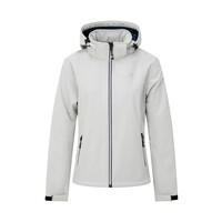 Nordberg Rinda - Softshell Outdoor Zomerjas Dames - Off White - Maat L