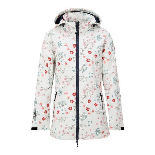 Nordberg Nordberg Flower - Softshell Outdoor Summer Jacket Women - Off White - Size XL