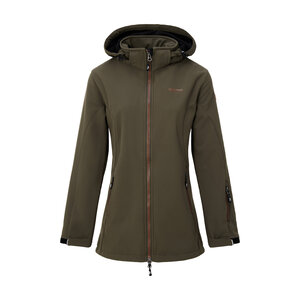 Nordberg Nordberg Ilona - Softshell Outdoor Zomerjas Dames - Army - Maat M