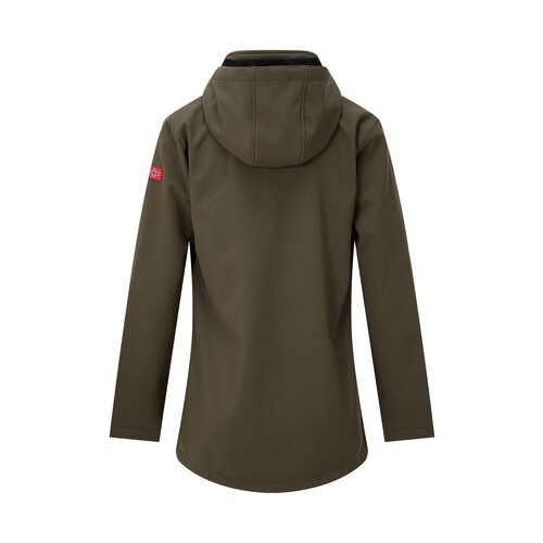 Nordberg Nordberg Ilona - Softshell Outdoor Summer Jacket Women - Army - Size XL