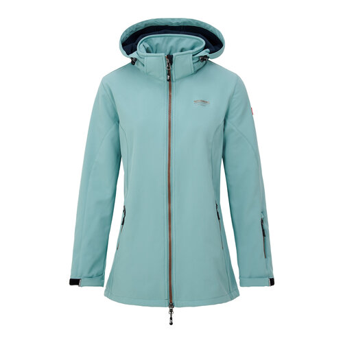 Nordberg Nordberg Ilona - Softshell Outdoor Zomerjas Dames - Mineral Blue - Maat XL