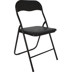 Chaise pliante/Chaise pliante 40 x 38 cm - Noir