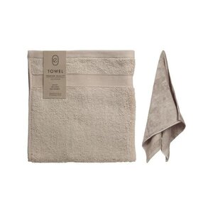 Handdoek van katoen - Zand - 30 x 50 cm