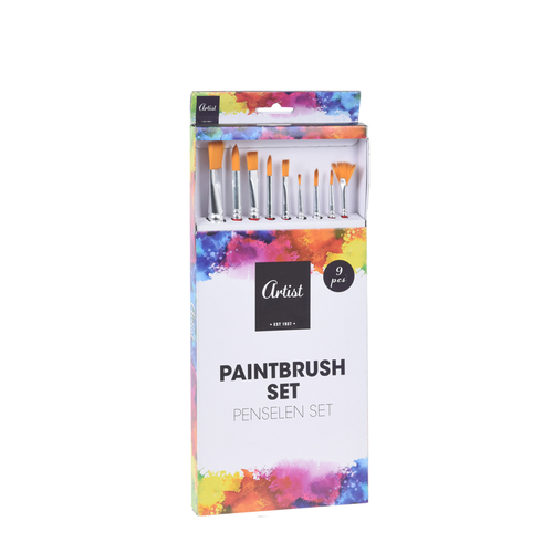 Artist Brushes 9-piece