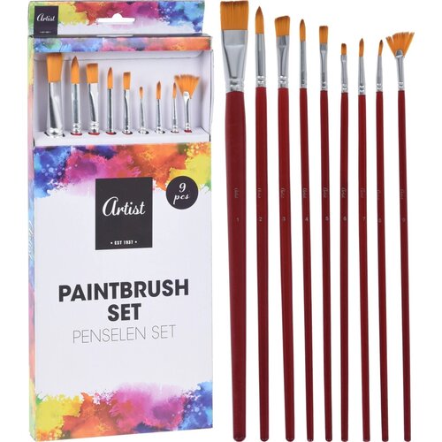 Artist Brushes 9-piece