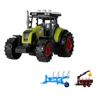 Tracteur jouet avec remorques - Lumière et son - 39 x 26 x 9 cm