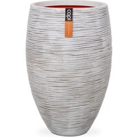 Capi Europe - Vase elegant deluxe Rib NL - 38 x 58 cm - Ivory - Opening Ø27 cm