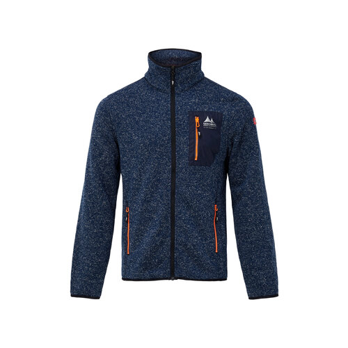 Nordberg Nordberg Noa Fleeceweste – Herren – Marineweiß Melange – Größe XL